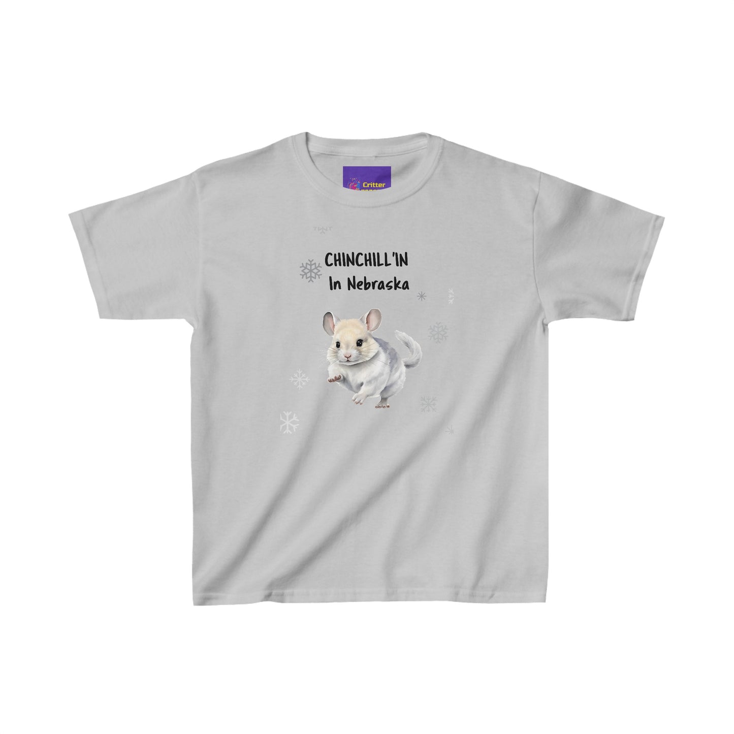 CHINCHILL'IN In Nebraska. Kids Heavy Cotton™ Tee