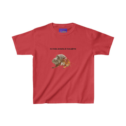 No crabs allowed at this party! Kids Heavy Cotton™ Tee