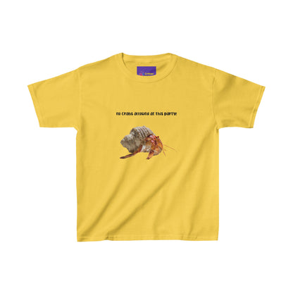 No crabs allowed at this party! Kids Heavy Cotton™ Tee