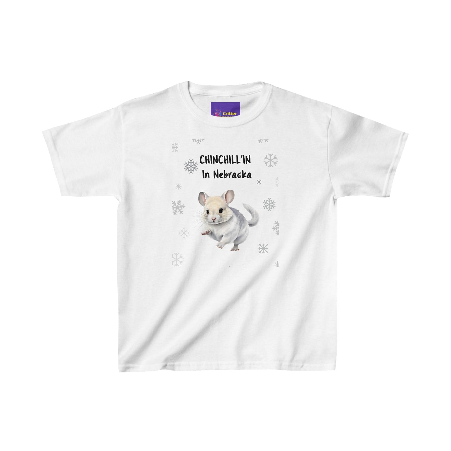 CHINCHILL'IN In Nebraska. Kids Heavy Cotton™ Tee